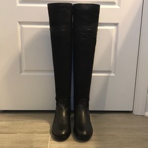 Tory Burch Simone OTK Boots Black